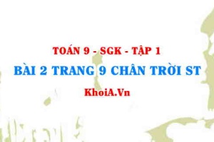 Bài 2 trang 9 Toán 9 Chân trời sáng tạo Tập 1